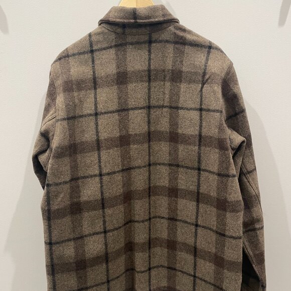 Filson Lined Mackinaw Wool Jac-shirt Limited Edition Brown/Tan Multi Size M - Picture 2 of 9